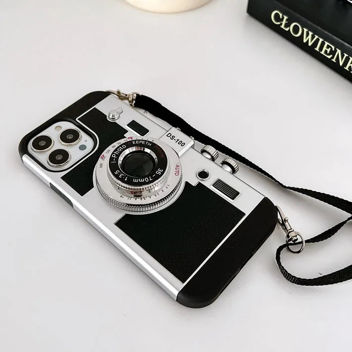 Retro Creative Stereo Camera Case