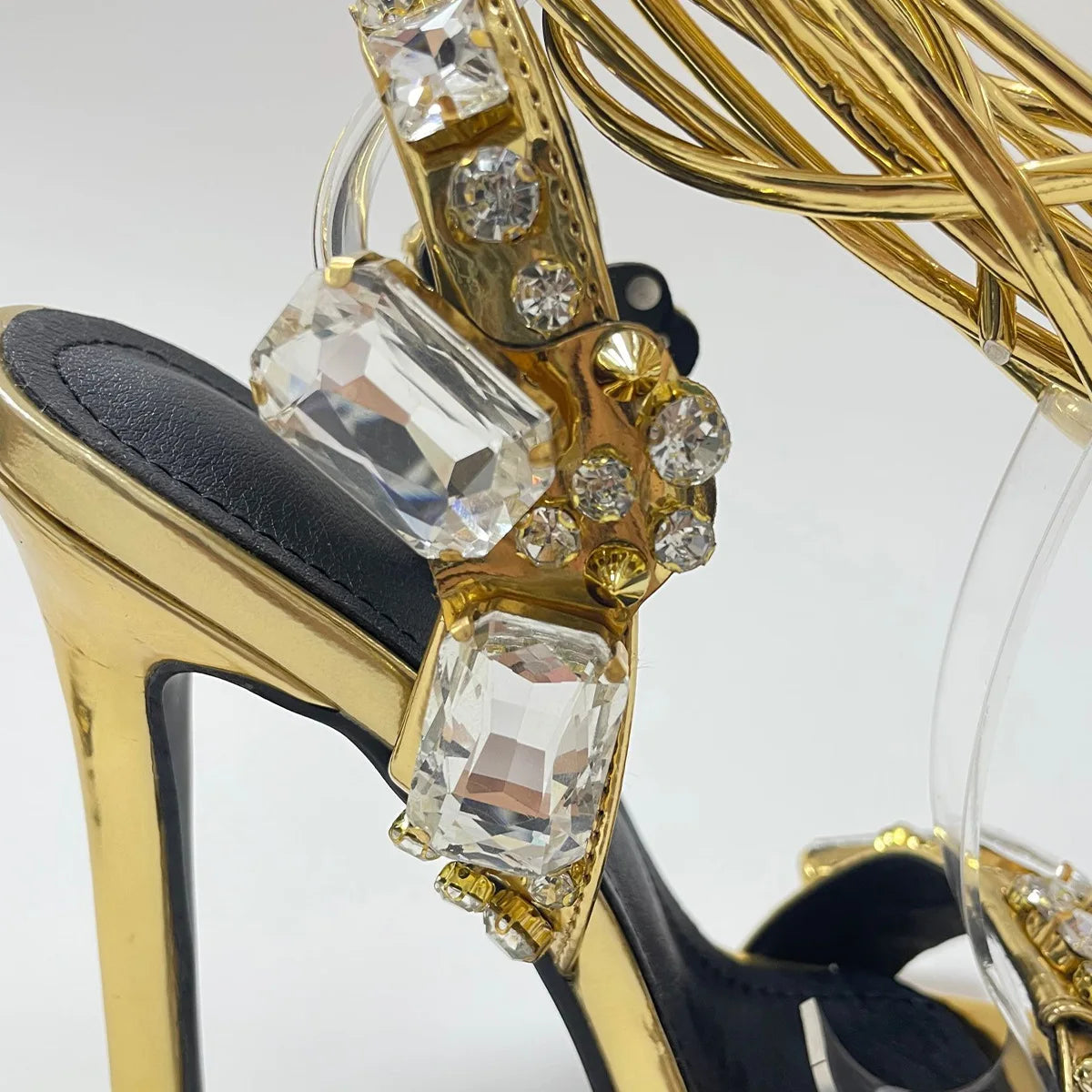 Wedding Crystal Diamond High Heels - Vakasi