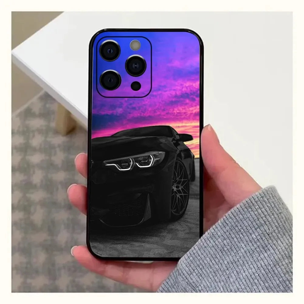 Cool Black Bmw's iPhone Case