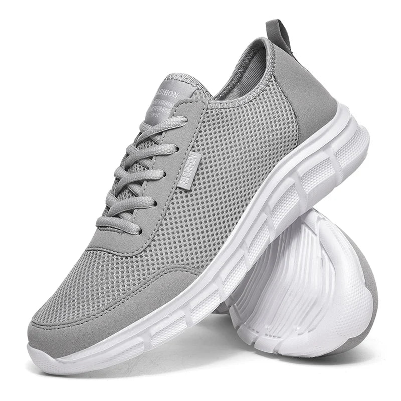 Best-selling Lightweight Fashion Running Shoes Men's Breathable Walking Jogging All Seasons All-match Mesh Training Shoes 39-48 Js