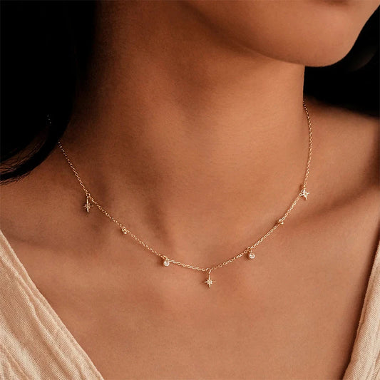 Luxury Star Charms Necklaces For Women