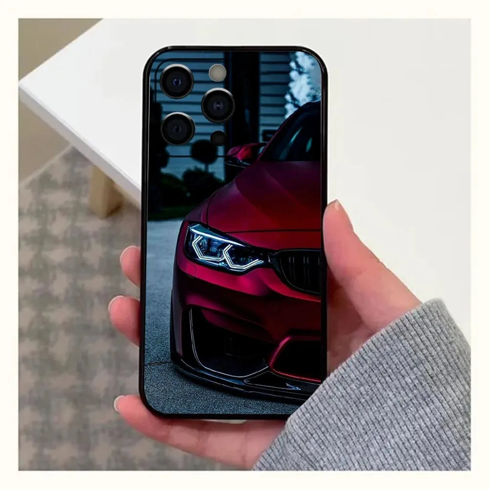 Cool Black Bmw's iPhone Case