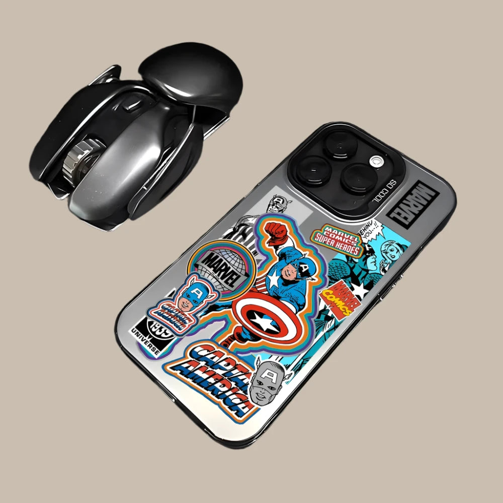 Retro Marvel Super Heroes iPhone Case