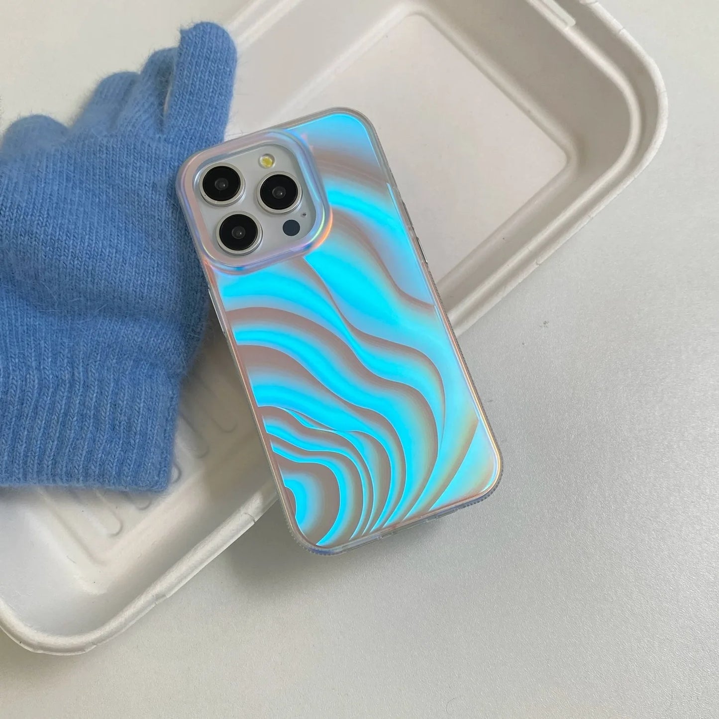 Luxury Wave Laser Protective Case