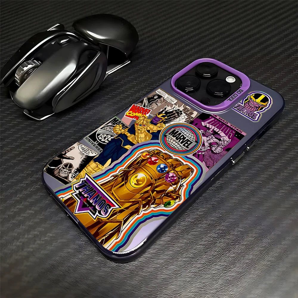 Retro Marvel Super Heroes iPhone Case