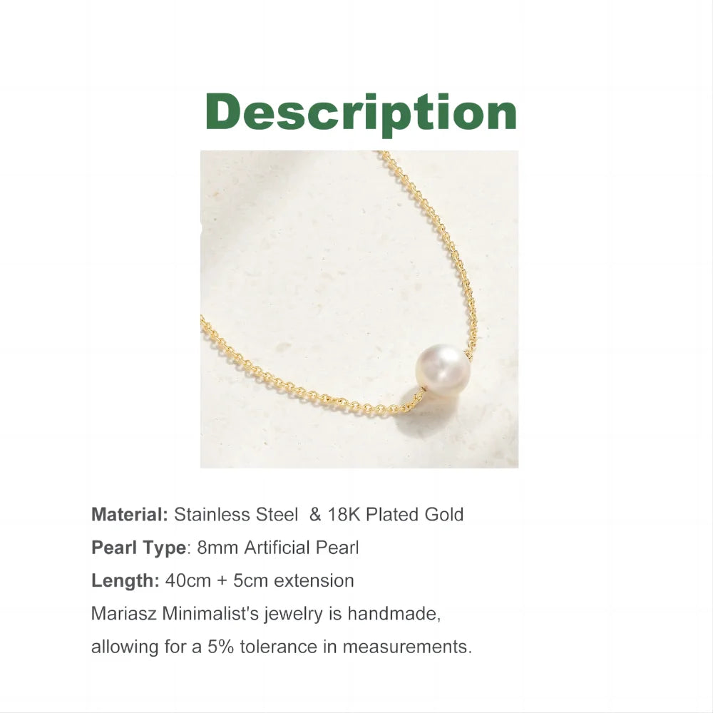 Minimalist Charm Anti Tarnish Chain Necklace