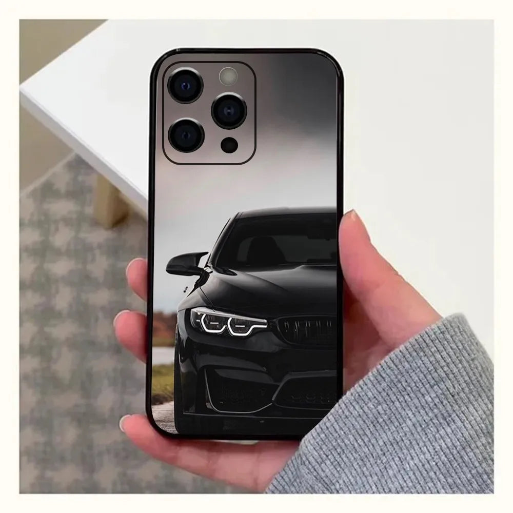 Cool Black Bmw's iPhone Case