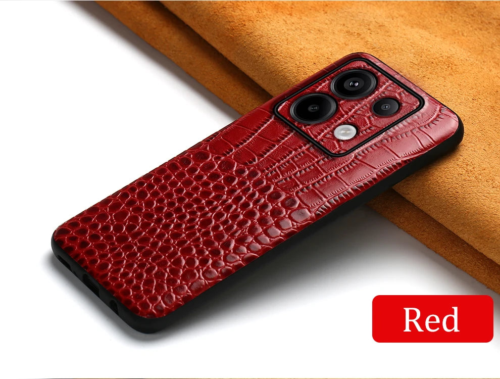 Genuine Cowhide Leather iPhone Case