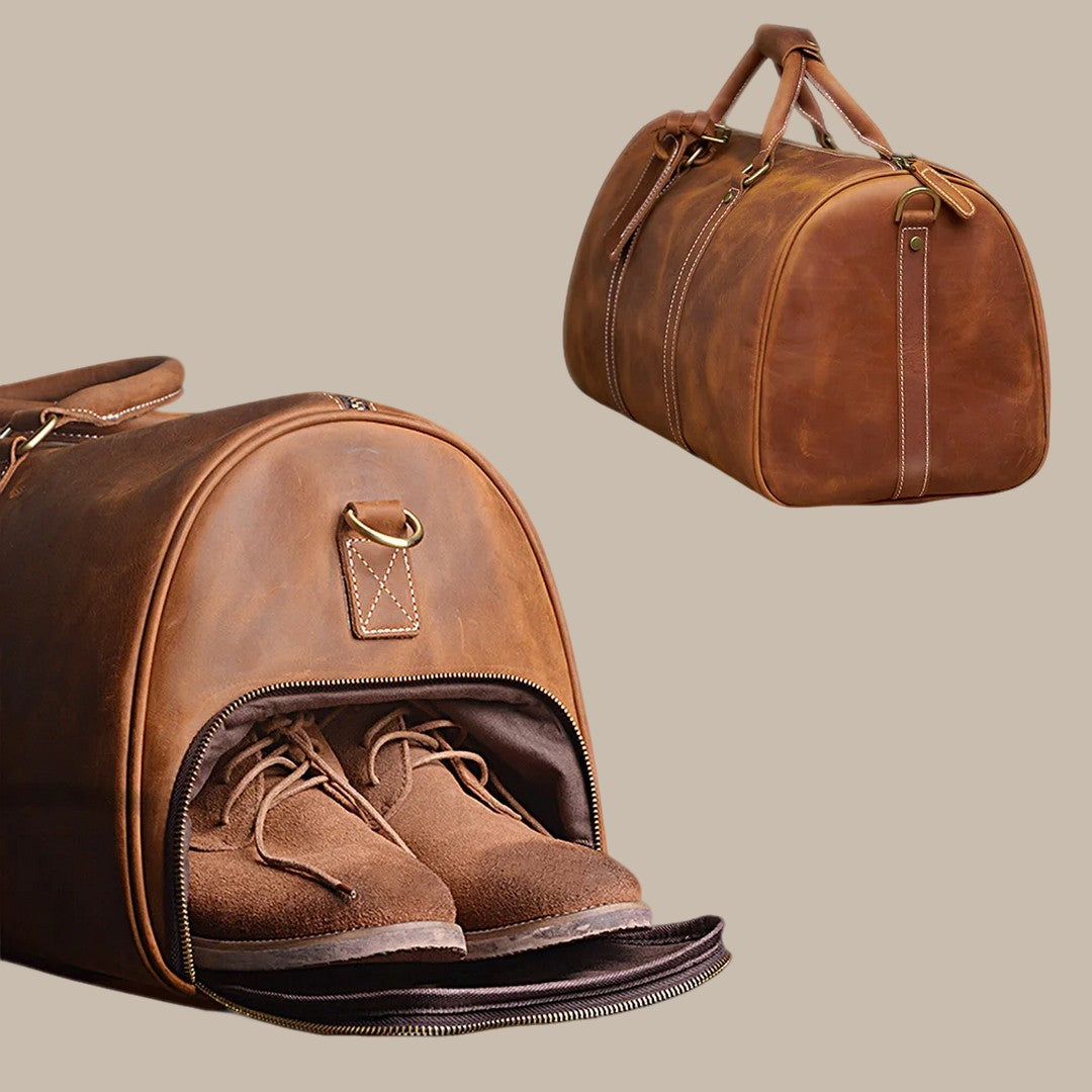 Genuine Leather Hand Luggage Vakasi