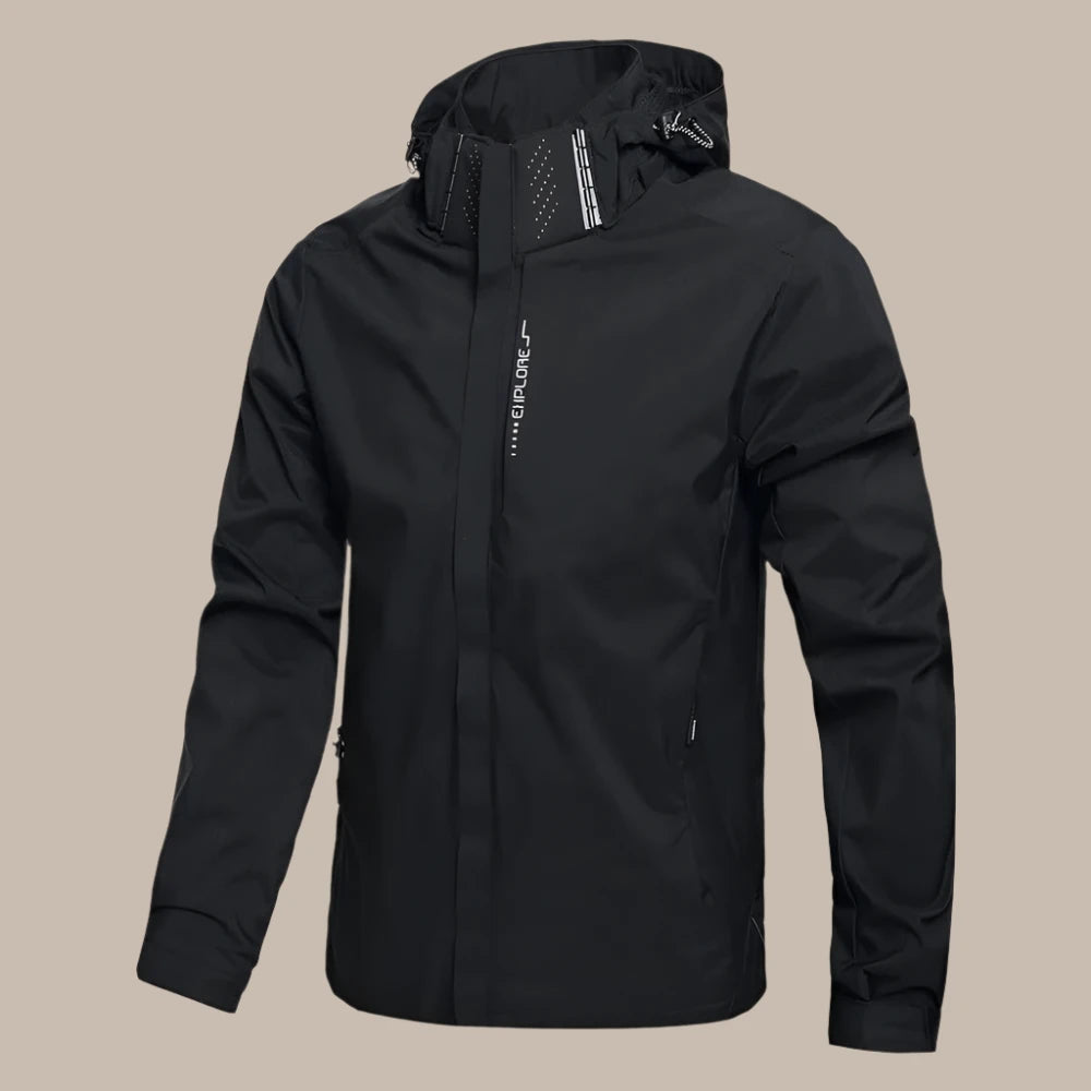 Men Waterproof Rain Jacket - Vakasi