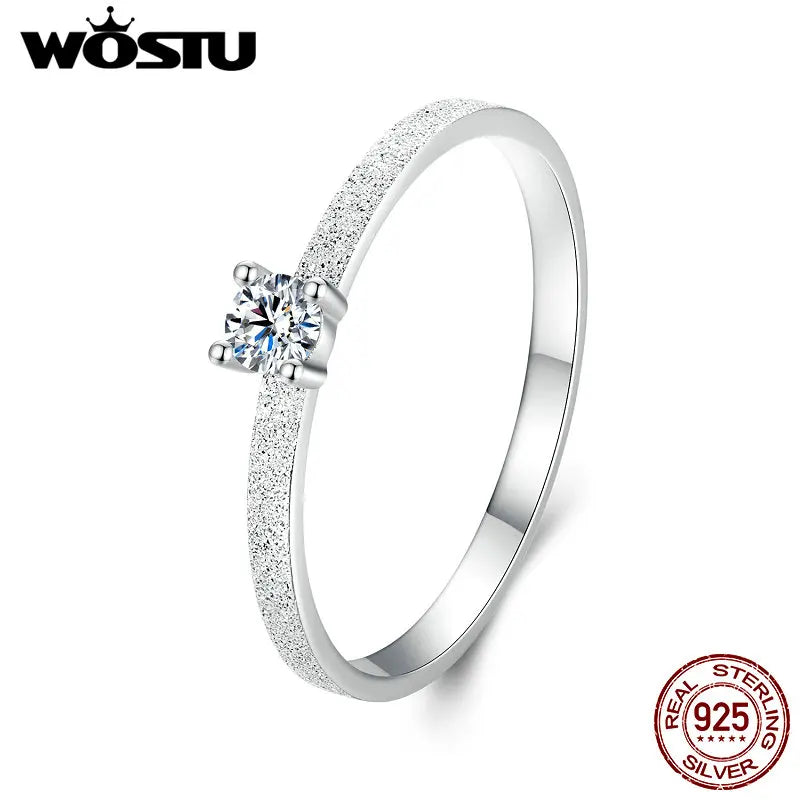 Classic Moissanite Wedding Ring - Vakasi