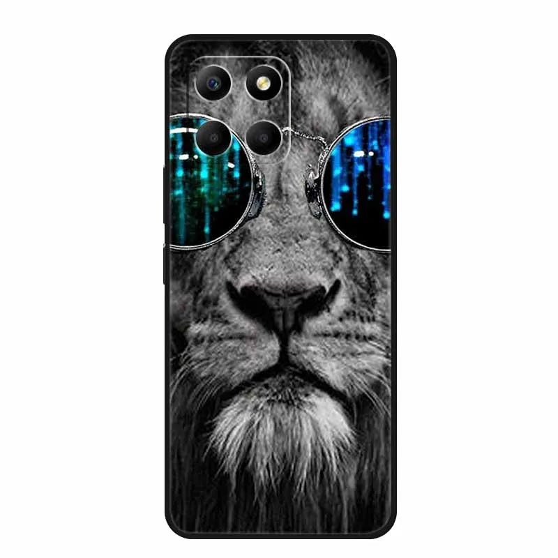 For Honor X6b Case HonorX6b Coque Black Silicone Soft Back Cover Case For Honor X6b Phone Case Cover X 6 b 6.56" Funda Shell Bag