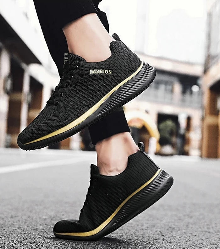 Men Women Knit Sneakers Breathable Athletic Running Walking Gym Shoes Js