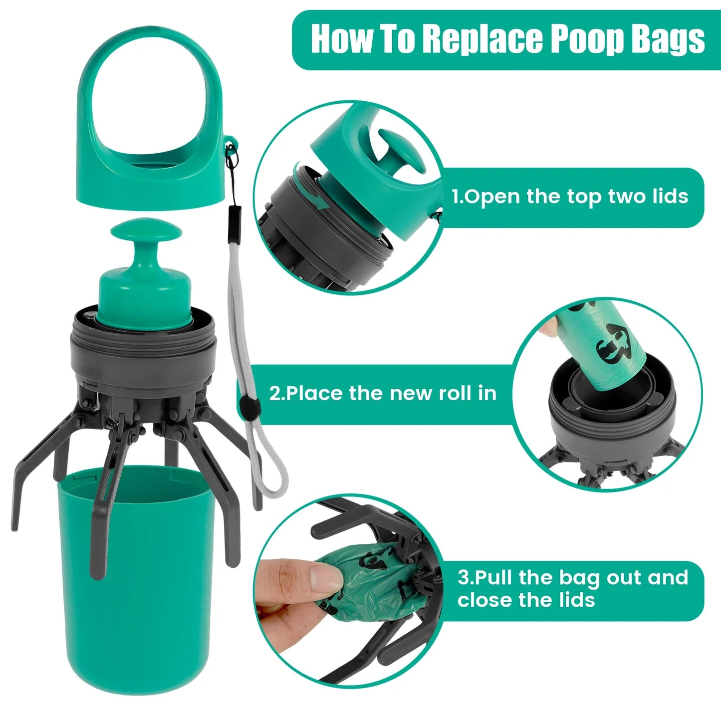 Portable Dog Poop Scooper Js