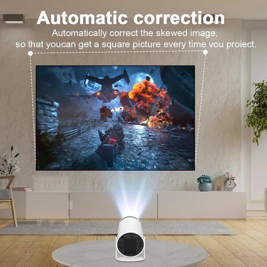 4K Wifi Portable Projector with Remote Control - Vakasi