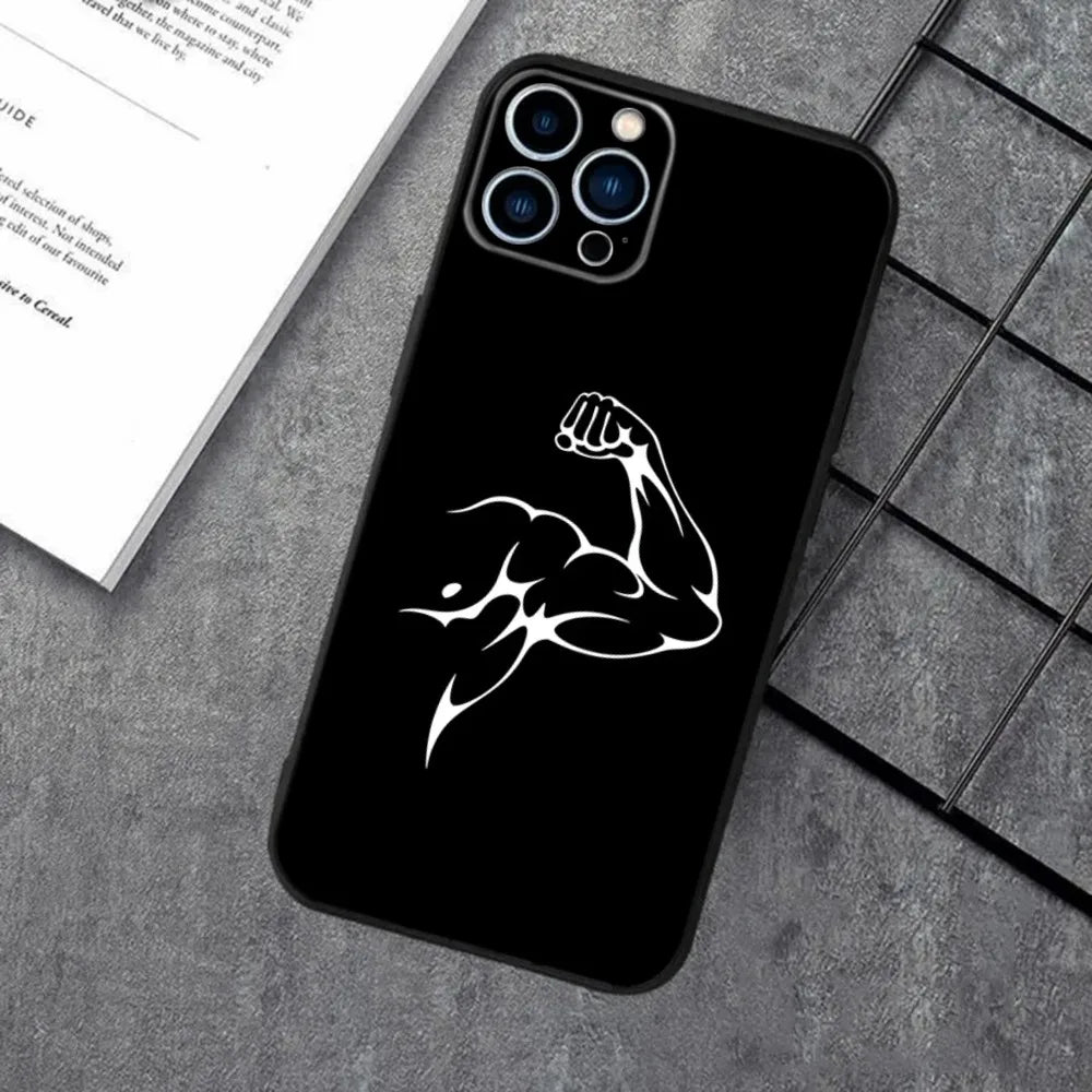 Silicon Cover Fitness Gym iPhone Case