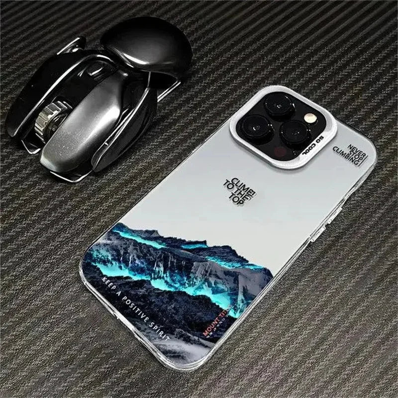 Matte Case Snow Mountain Design