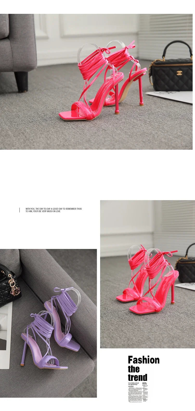 Candy Colored High Heels - Vakasi