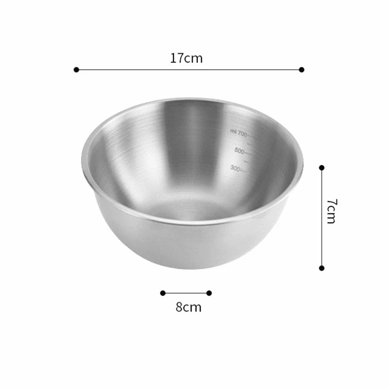 Creative Stainless Steel Ramen Bowl Korean Friut Salad Bowl Golden Soup Bowls Single Layer Home Tableware Kitchen Utensils