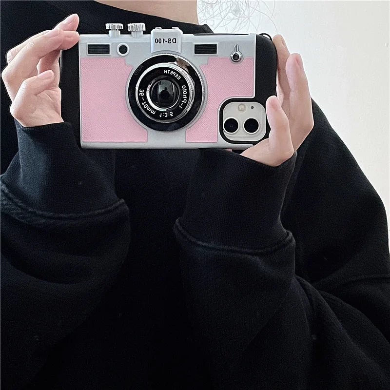 Retro Creative Stereo Camera Case