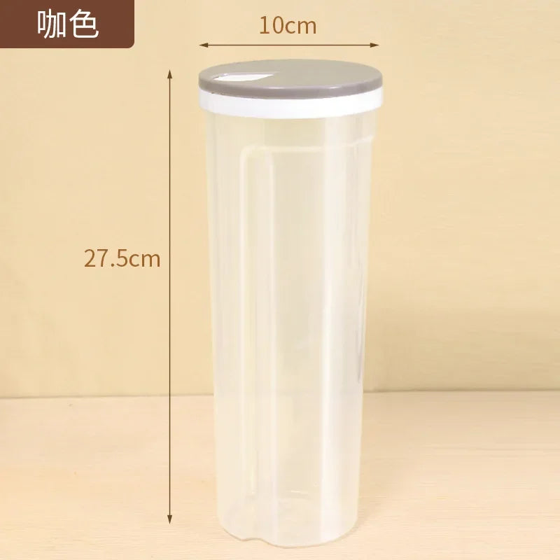 Sealed Food Jar Grain Storage Container Transparent Moisture Proof Kitchen Pasta Rice Canister Pantry Organizer 2024