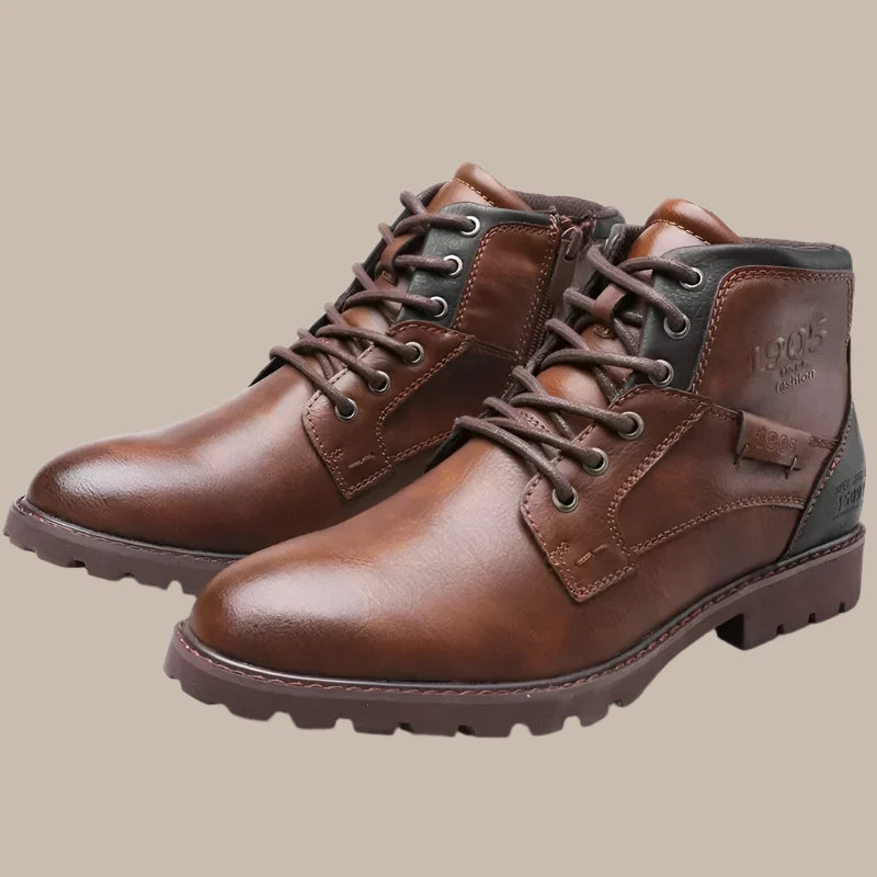 Autumn Winter High Quality Leather Shoes - Vakasi