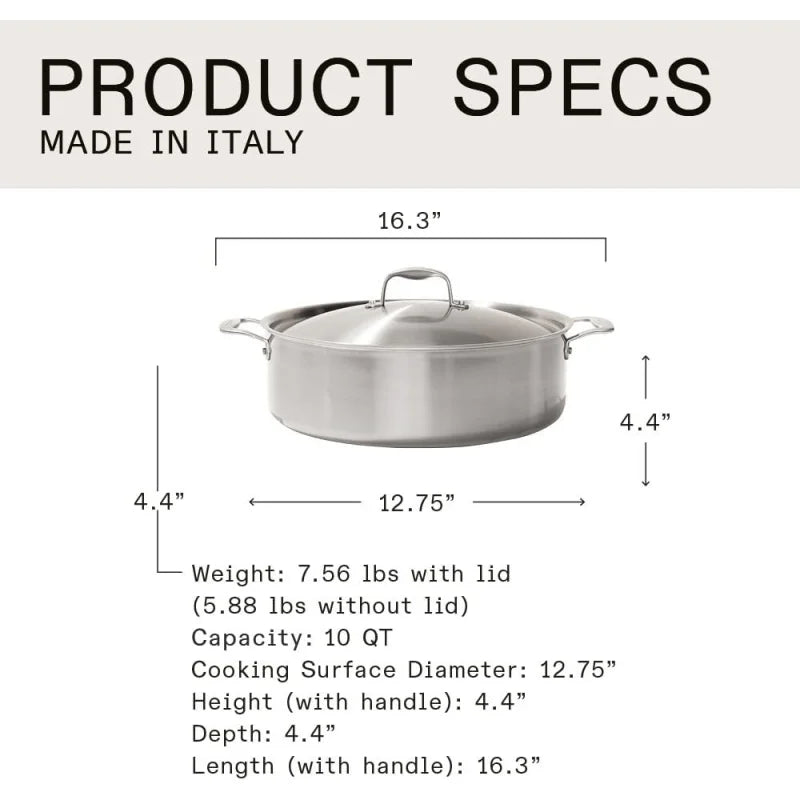 Professional Cookware Steel Pot Vakasi