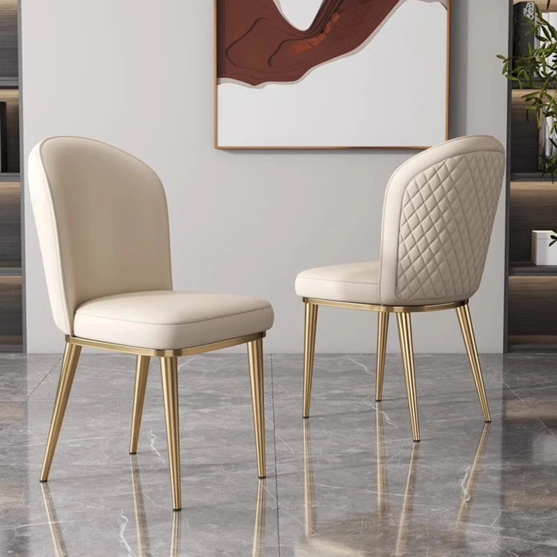 Luxury Modern Dining Chair White Nordic Vakasi