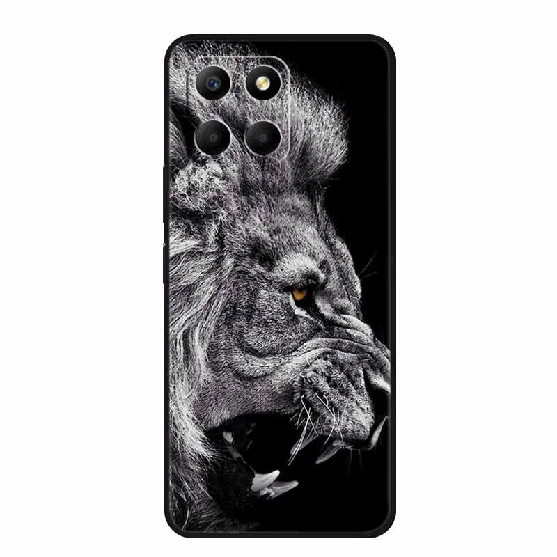 For Honor X6b Case HonorX6b Coque Black Silicone Soft Back Cover Case For Honor X6b Phone Case Cover X 6 b 6.56" Funda Shell Bag