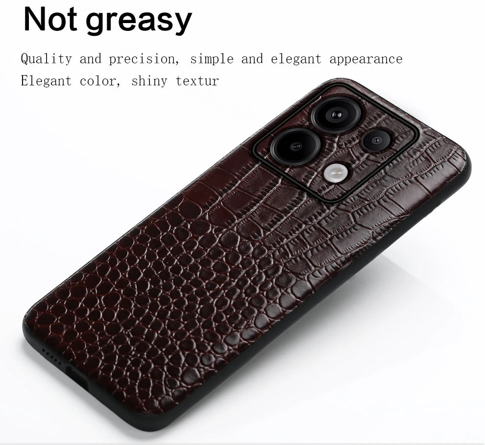 Genuine Cowhide Leather iPhone Case