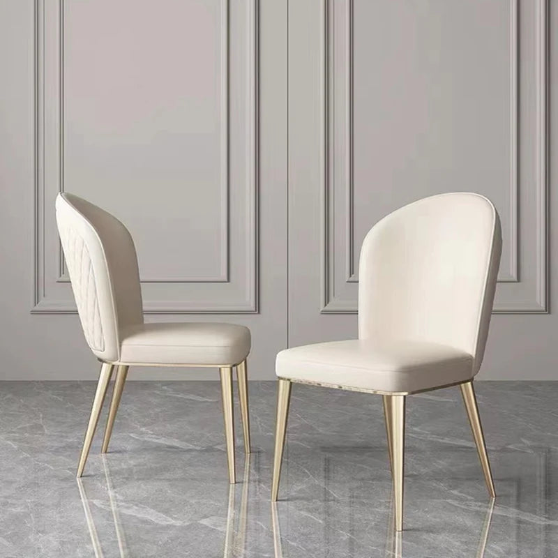 Luxury Modern Dining Chair White Nordic Vakasi