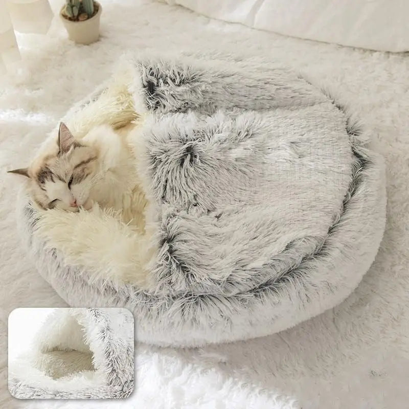 Soft Plush Pet Round Bed Js