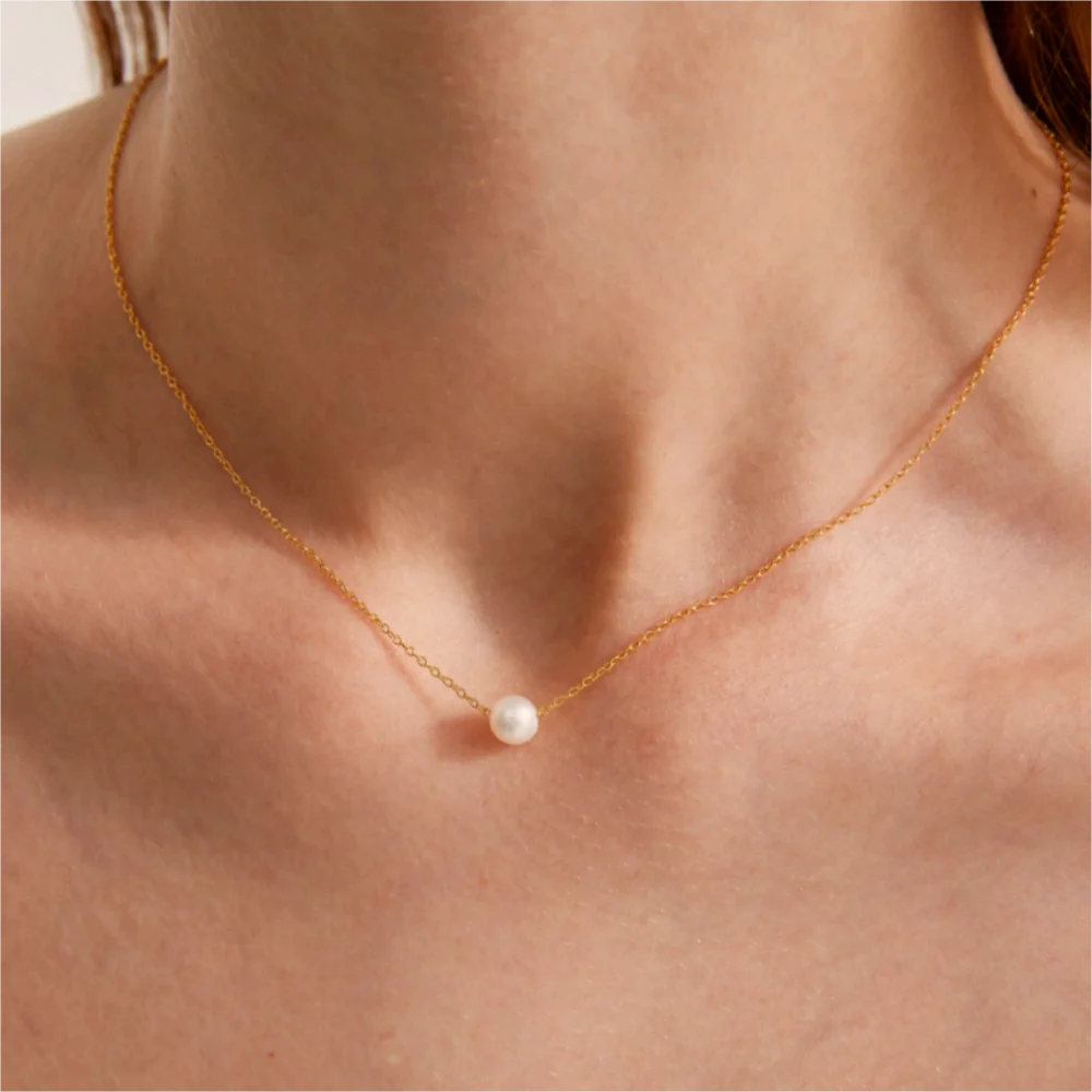 Minimalist Charm Anti Tarnish Chain Necklace