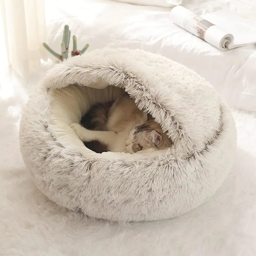 Soft Plush Pet Round Bed Js