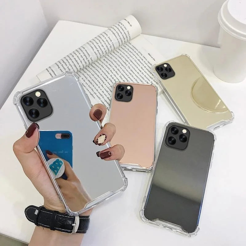 Shockproof Mirror iPhone Cases