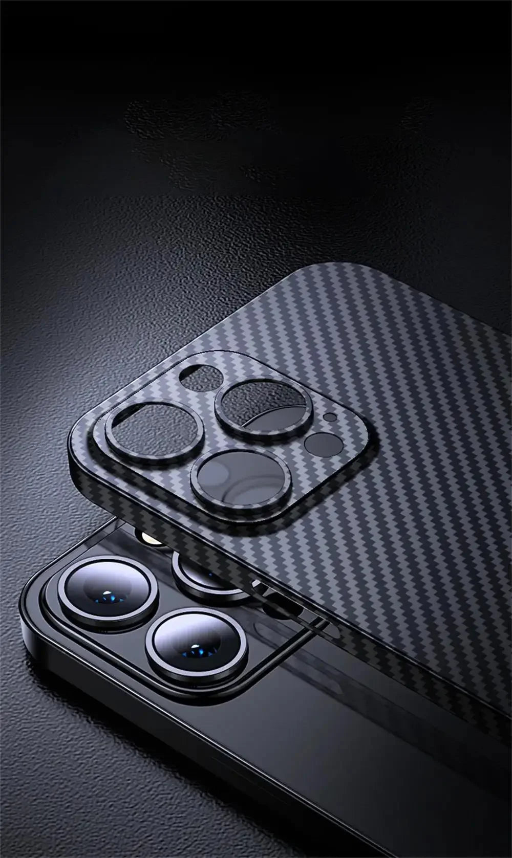 Luxury Ultra Thin Carbon Fiber Matte Case