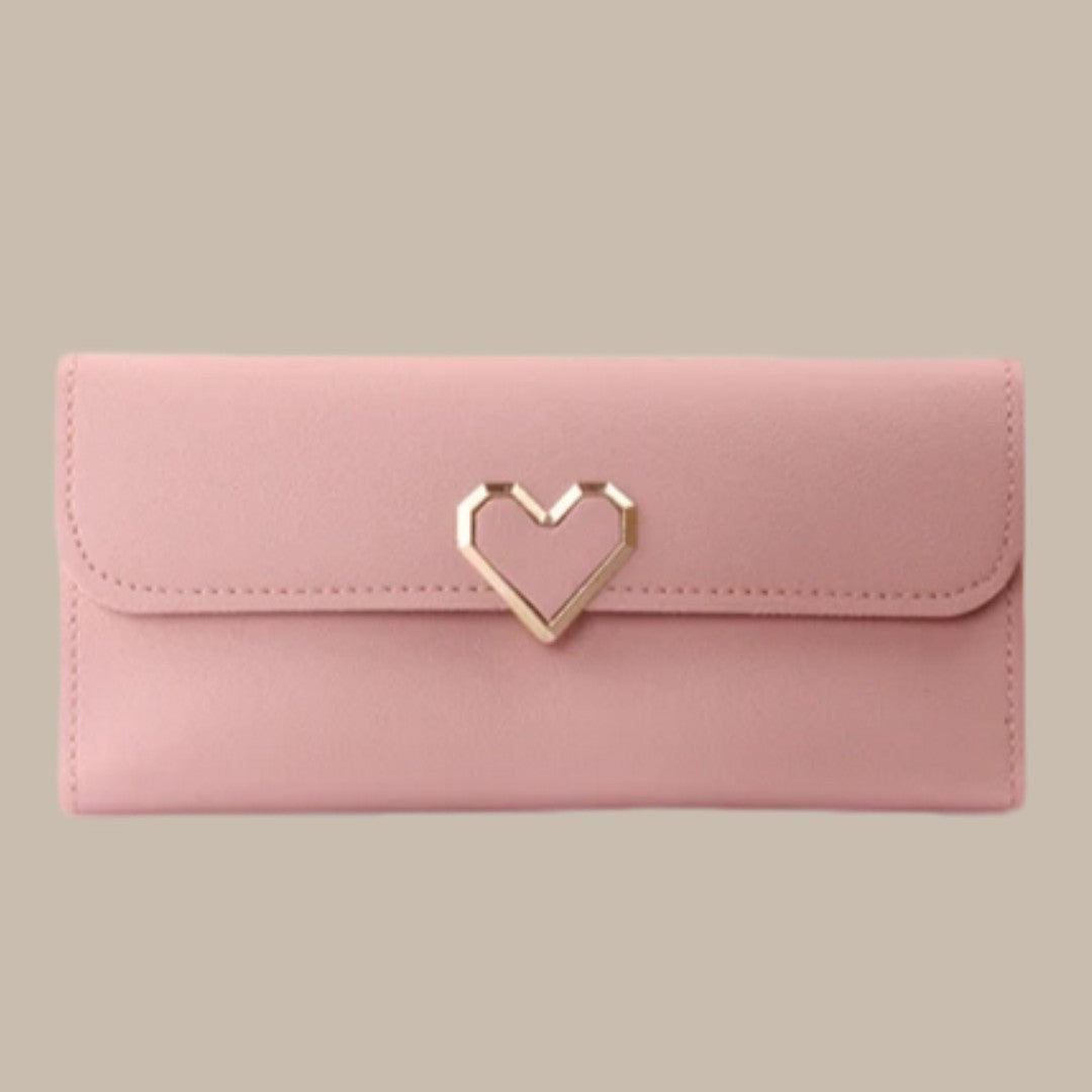 Elegant Classic Soft Leather Wallets for Women Vakasi