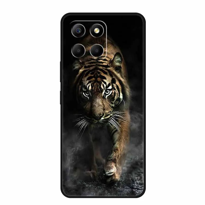 For Honor X6b Case HonorX6b Coque Black Silicone Soft Back Cover Case For Honor X6b Phone Case Cover X 6 b 6.56" Funda Shell Bag