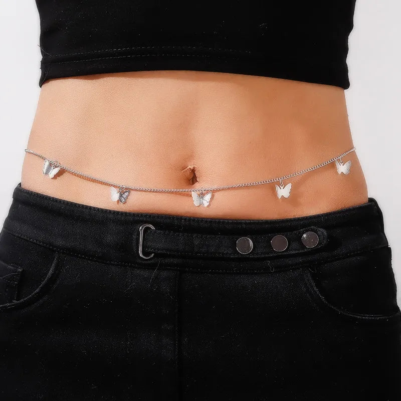 Gothic Crystal Waist Chain