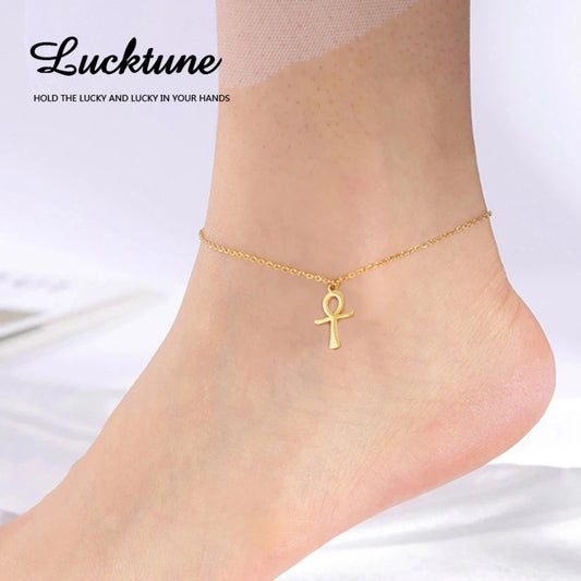 Lucktune Egypt Cross Anklets Bracelet