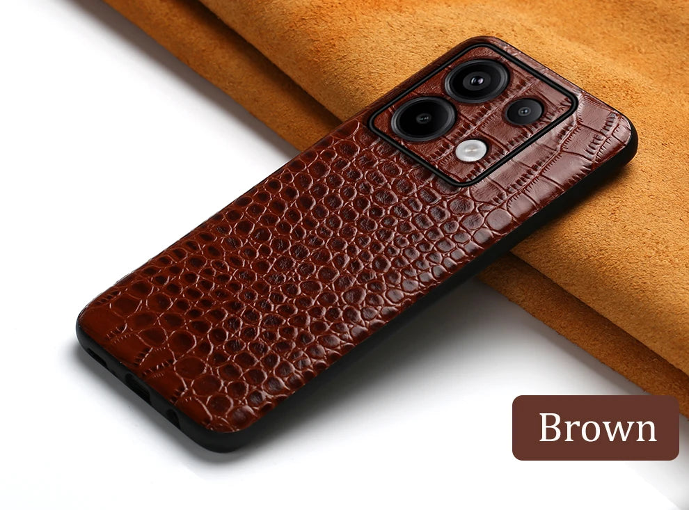 Genuine Cowhide Leather iPhone Case