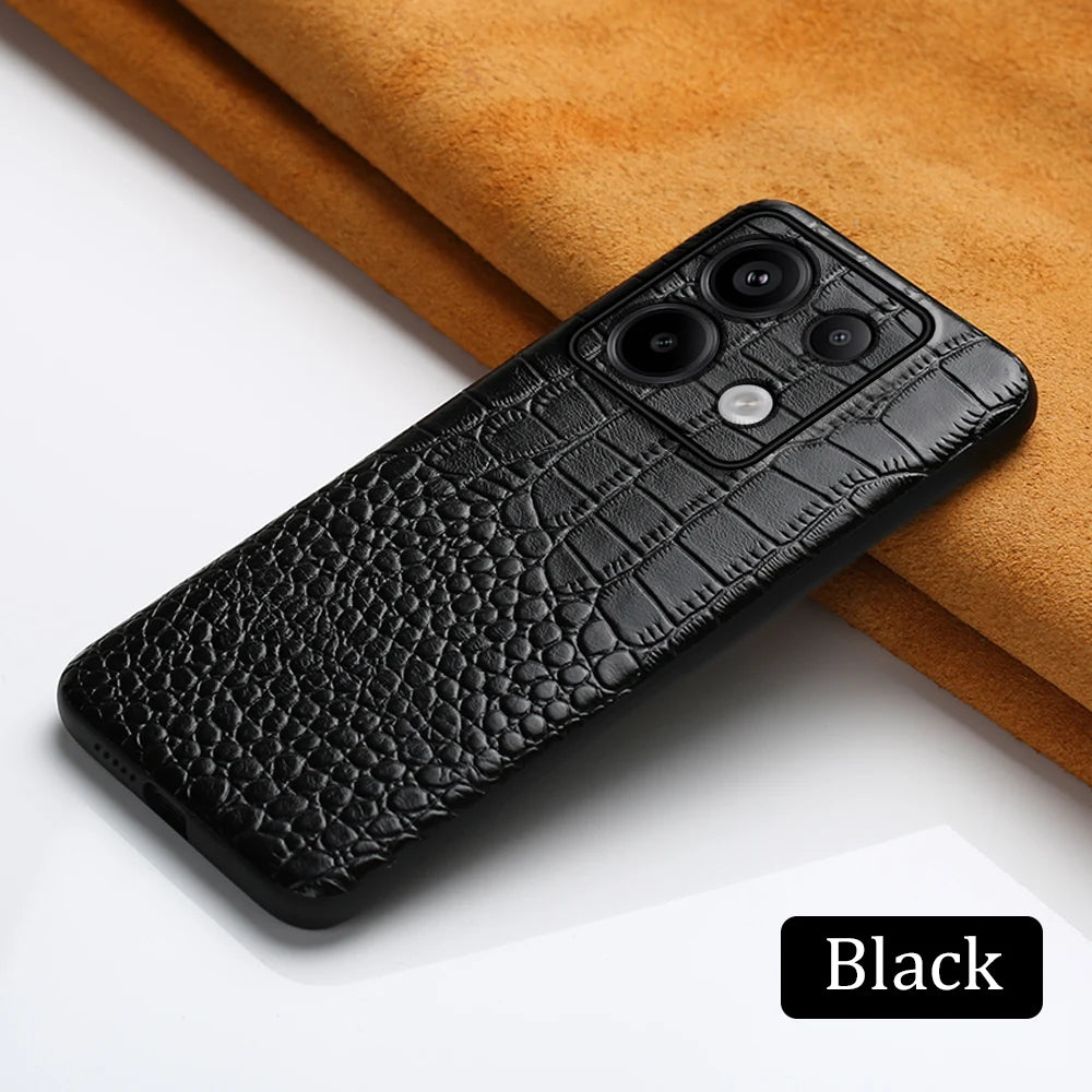 Genuine Cowhide Leather iPhone Case