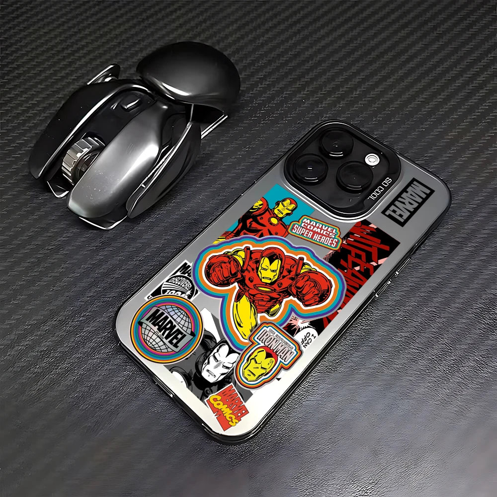 Retro Marvel Super Heroes iPhone Case