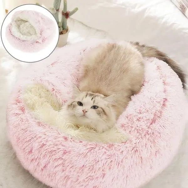 Soft Plush Pet Round Bed Js