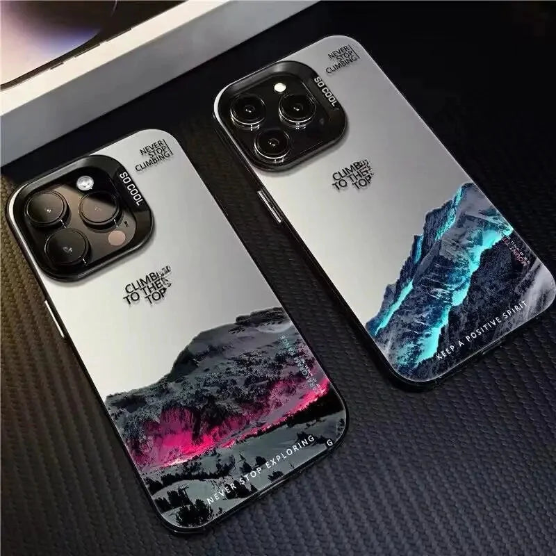 Matte Case Snow Mountain Design