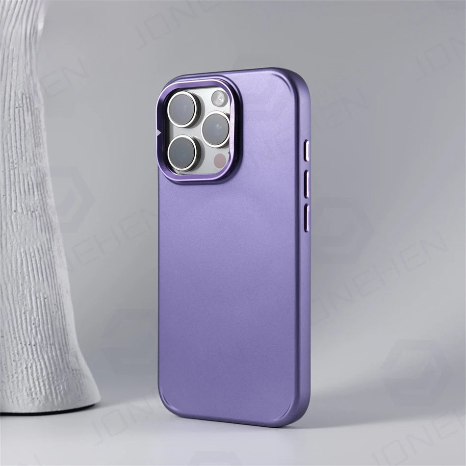 Slim Metallic Matte iPhone Casing