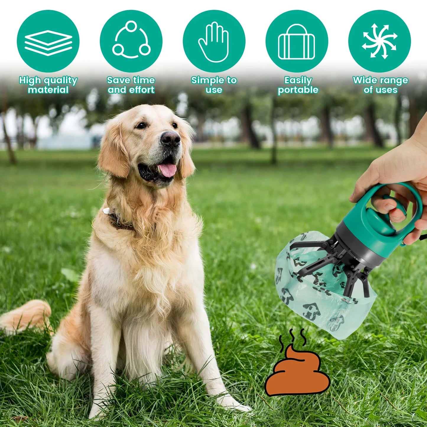 Portable Dog Poop Scooper Js