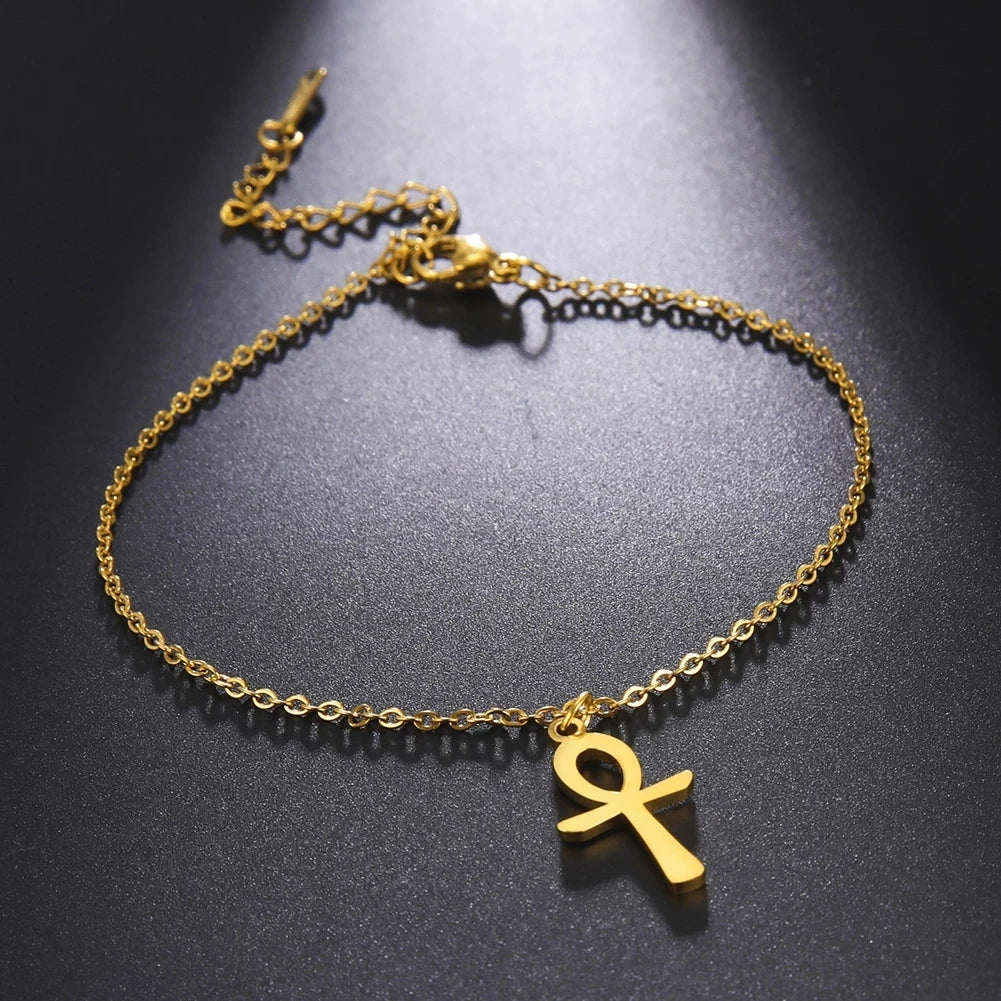 Lucktune Egypt Cross Anklets Bracelet