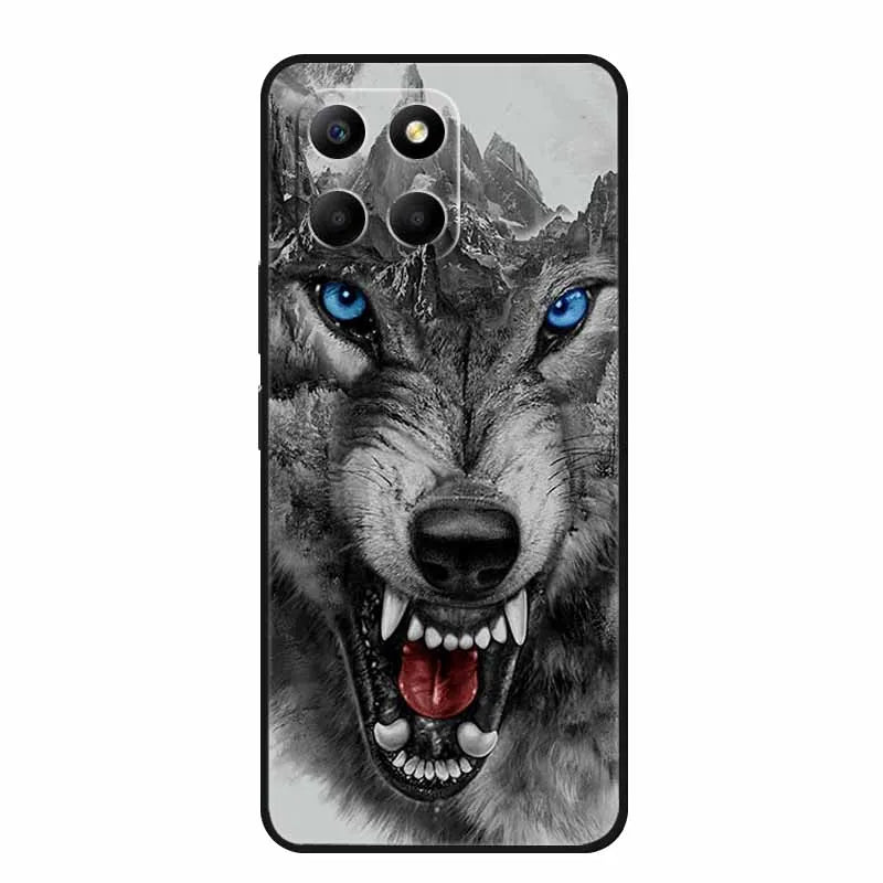 For Honor X6b Case HonorX6b Coque Black Silicone Soft Back Cover Case For Honor X6b Phone Case Cover X 6 b 6.56" Funda Shell Bag