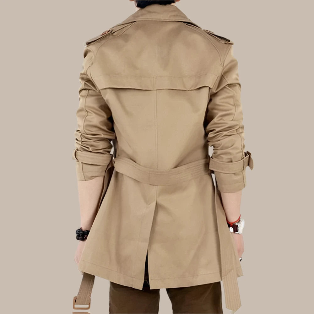 Autumn & Winter Mens Trench Coat - Vakasi